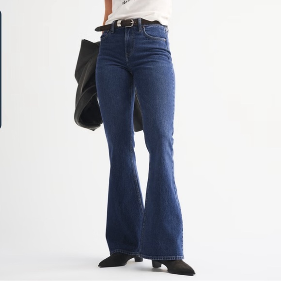 a & f high waisted flare jeans - Picture 1 of 4